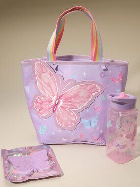 3PCS - HOT FOCUS Kids Butterfly Lunch Essentials